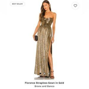 Bronx and Banco Florence Strapless Gown Size S